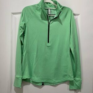 NWT Under Armour Mint Green Quarter-Zip Pullover